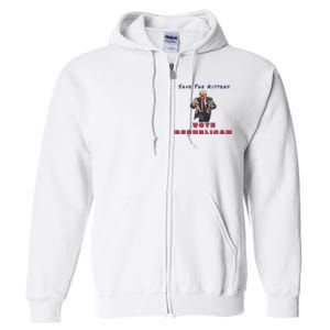 President Donald Trump 2024 Make Cats Great Again Full Zip Hoodie