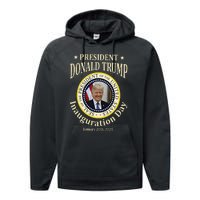 President Donald Trump 47th Inauguration Day 2025 20th Performance Fleece Hoodie