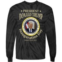 President Donald Trump 47th Inauguration Day 2025 20th Tie-Dye Long Sleeve Shirt