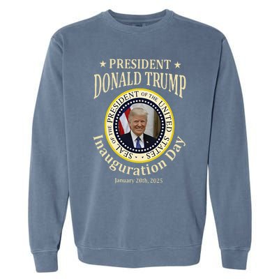 President Donald Trump 47th Inauguration Day 2025 20th Garment-Dyed Sweatshirt