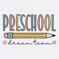 Preschool Dream Team Retro Back To School Teacher Student Cool Comfort Performance Bucket Hat