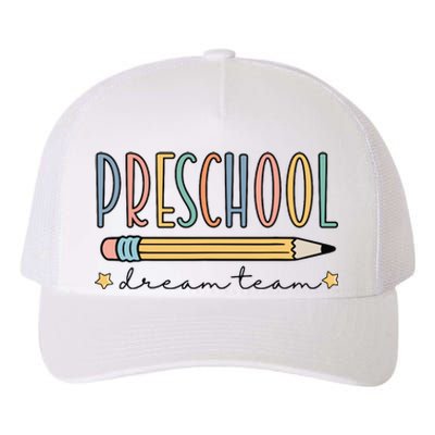 Preschool Dream Team Retro Back To School Teacher Student Yupoong Adult 5-Panel Trucker Hat