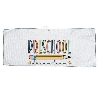 Preschool Dream Team Retro Back To School Teacher Student Large Microfiber Waffle Golf Towel