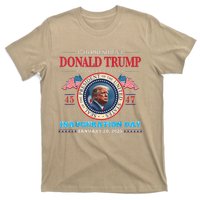 President Donald Trump Inauguration Day 2025 47th Usa Flag T-Shirt