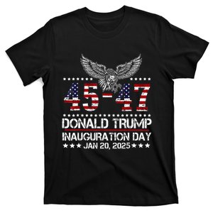 President Donald Trump Inauguration Day 2025 Memorabilia Pro Usa T-Shirt