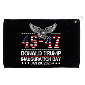 President Donald Trump Inauguration Day 2025 Memorabilia Pro Usa Grommeted Golf Towel