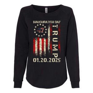 President Donald Trump Inauguration Day 2025 Memorabilia Usa Womens California Wash Sweatshirt