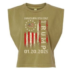 President Donald Trump Inauguration Day 2025 Memorabilia Usa Garment-Dyed Women's Muscle Tee