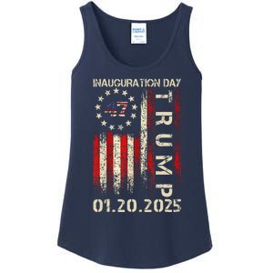 President Donald Trump Inauguration Day 2025 Memorabilia Usa Ladies Essential Tank