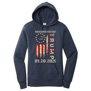 President Donald Trump Inauguration Day 2025 Memorabilia Usa Women's Pullover Hoodie