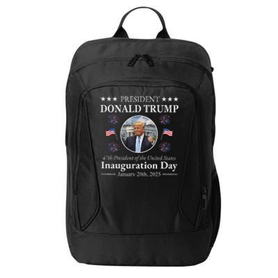 President Donald Trump Inauguration Day 2025 City Backpack