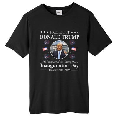 President Donald Trump Inauguration Day 2025 Tall Fusion ChromaSoft Performance T-Shirt