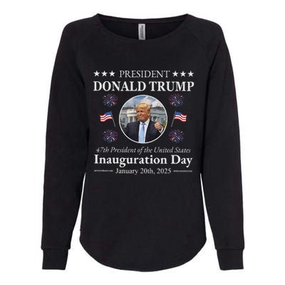 President Donald Trump Inauguration Day 2025 Womens California Wash Sweatshirt