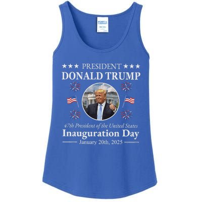 President Donald Trump Inauguration Day 2025 Ladies Essential Tank