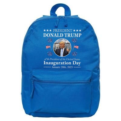 President Donald Trump Inauguration Day 2025 16 in Basic Backpack