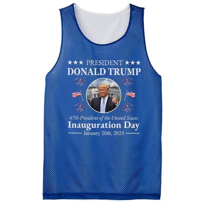 President Donald Trump Inauguration Day 2025 Mesh Reversible Basketball Jersey Tank