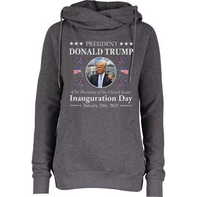 President Donald Trump Inauguration Day 2025 Womens Funnel Neck Pullover Hood