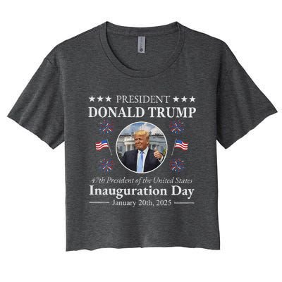 President Donald Trump Inauguration Day 2025 Women's Crop Top Tee