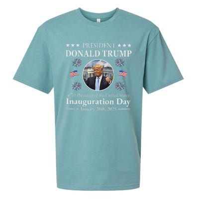 President Donald Trump Inauguration Day 2025 Sueded Cloud Jersey T-Shirt