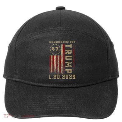 President Donald Trump Inauguration Day 2025 Memorabilia 7-Panel Snapback Hat