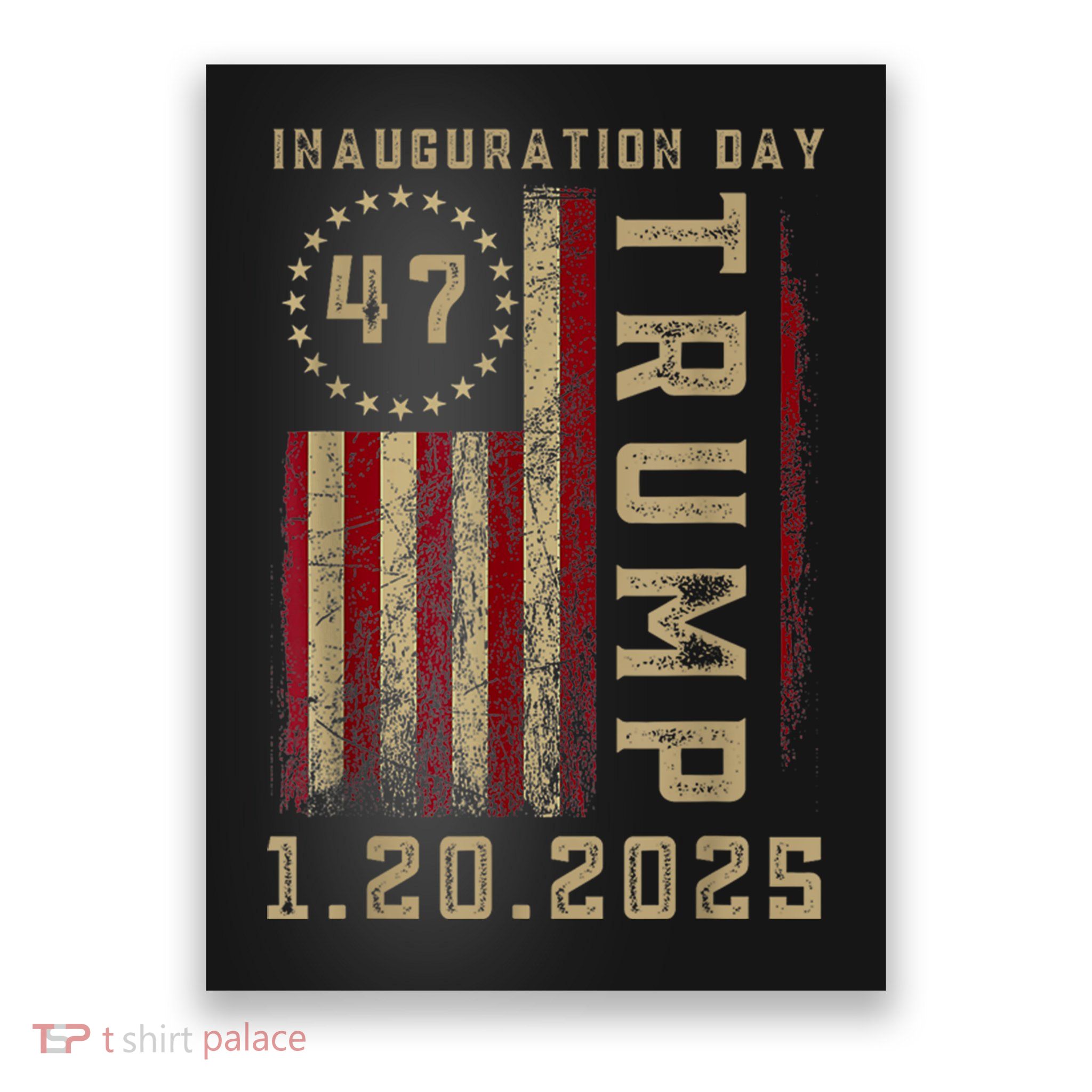 President Donald Trump Inauguration Day 2025 Memorabilia Poster