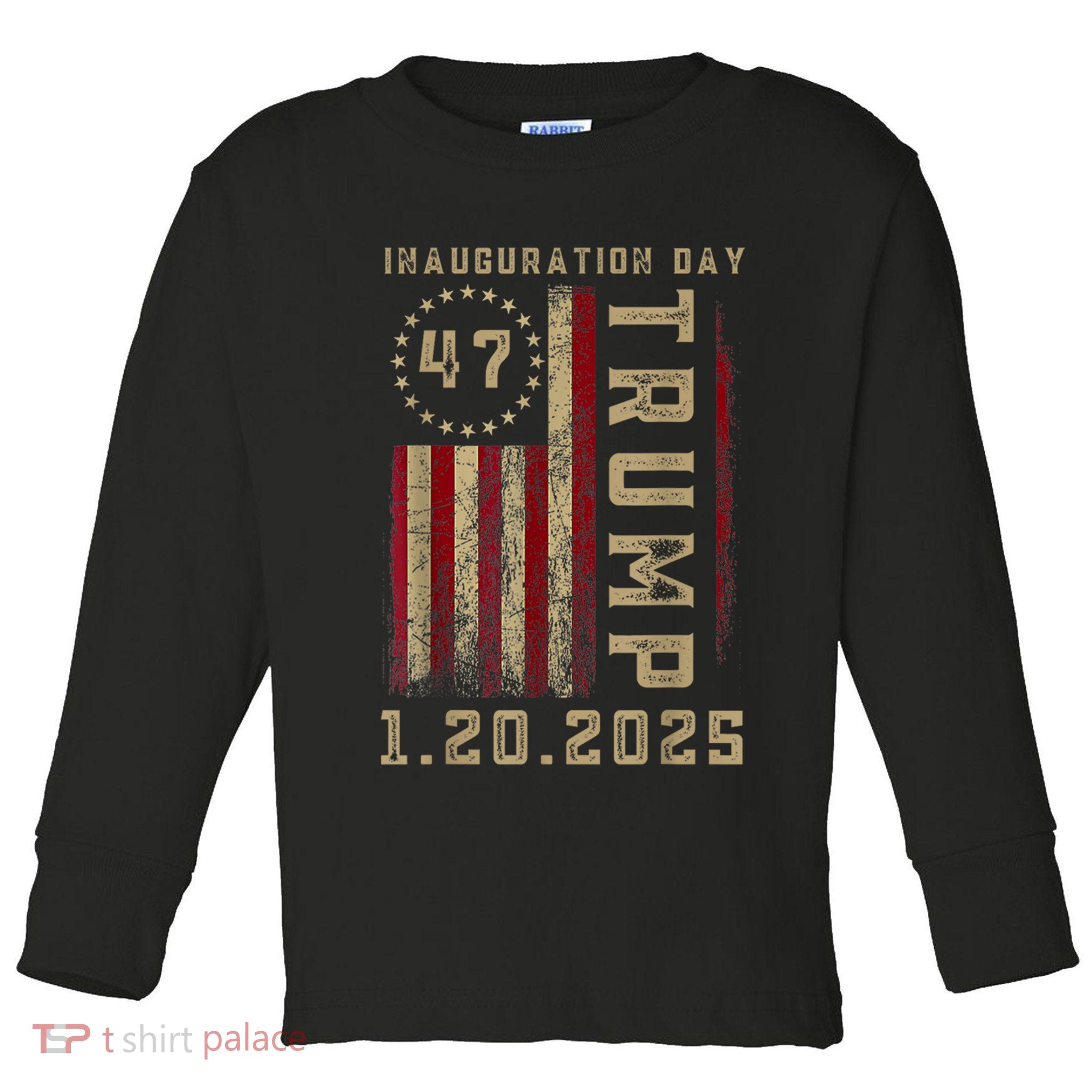 President Donald Trump Inauguration Day 2025 Memorabilia Toddler Long Sleeve Shirt