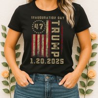 President Donald Trump Inauguration Day 2025 Memorabilia Womens T-Shirt