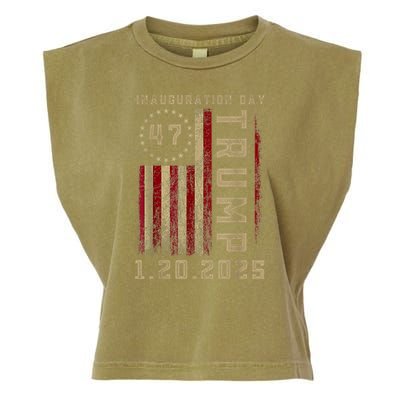 President Donald Trump Inauguration Day 2025 Memorabilia Garment-Dyed Women's Muscle Tee