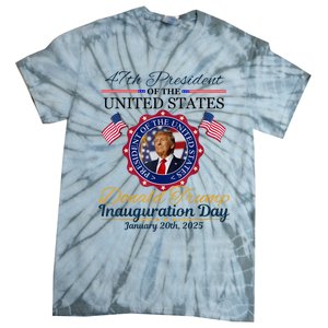 President Donald Trump Inauguration Day 2025 Memorabilia Tie-Dye T-Shirt