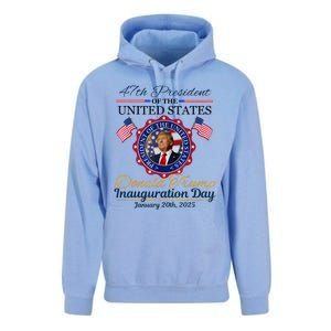 President Donald Trump Inauguration Day 2025 Memorabilia Unisex Surf Hoodie