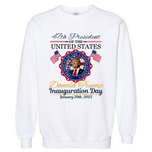 President Donald Trump Inauguration Day 2025 Memorabilia Garment-Dyed Sweatshirt