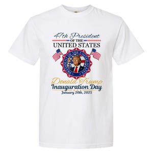 President Donald Trump Inauguration Day 2025 Memorabilia Garment-Dyed Heavyweight T-Shirt