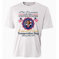 President Donald Trump Inauguration Day 2025 Memorabilia Cooling Performance Crew T-Shirt