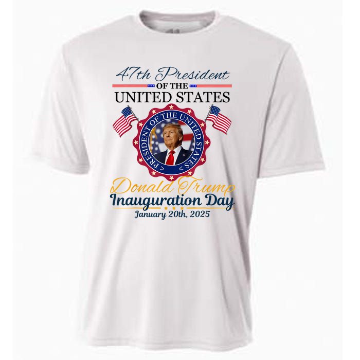 President Donald Trump Inauguration Day 2025 Memorabilia Cooling Performance Crew T-Shirt