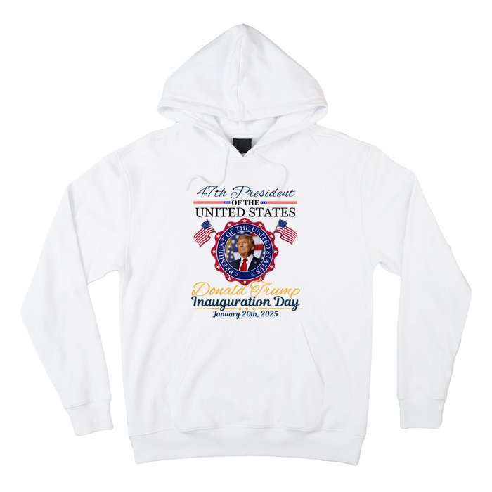 President Donald Trump Inauguration Day 2025 Memorabilia Hoodie