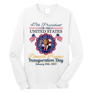 President Donald Trump Inauguration Day 2025 Memorabilia Long Sleeve Shirt