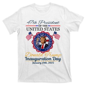 President Donald Trump Inauguration Day 2025 Memorabilia T-Shirt