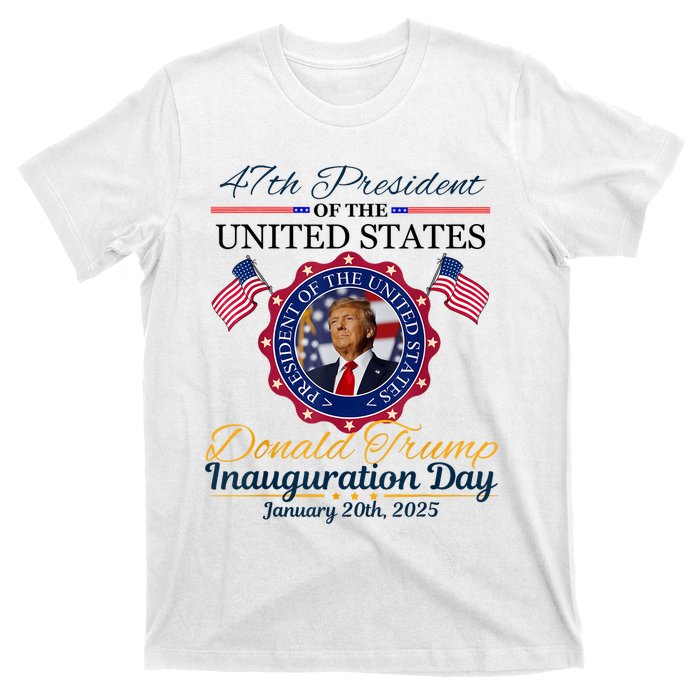 President Donald Trump Inauguration Day 2025 Memorabilia T-Shirt