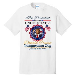 President Donald Trump Inauguration Day 2025 Memorabilia Tall T-Shirt