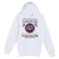 President Donald Trump Inauguration Day 2025 Memorabilia Premium Pullover Hoodie