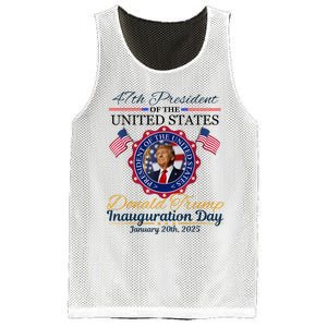 President Donald Trump Inauguration Day 2025 Memorabilia Mesh Reversible Basketball Jersey Tank