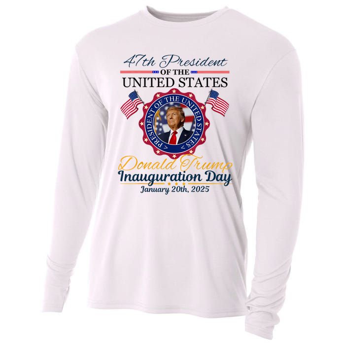 President Donald Trump Inauguration Day 2025 Memorabilia Cooling Performance Long Sleeve Crew