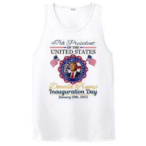 President Donald Trump Inauguration Day 2025 Memorabilia PosiCharge Competitor Tank