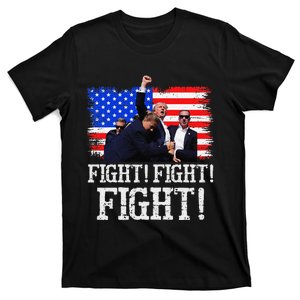 President Donald Trump 45 47 Fist Pump Fight 2024 T-Shirt