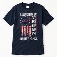 President Donald Trump Inauguration Day 2025 Vintage Flag Tall T-Shirt