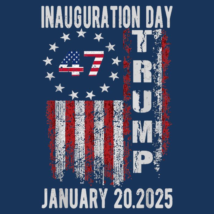President Donald Trump Inauguration Day 2025 Vintage Flag Tall T-Shirt