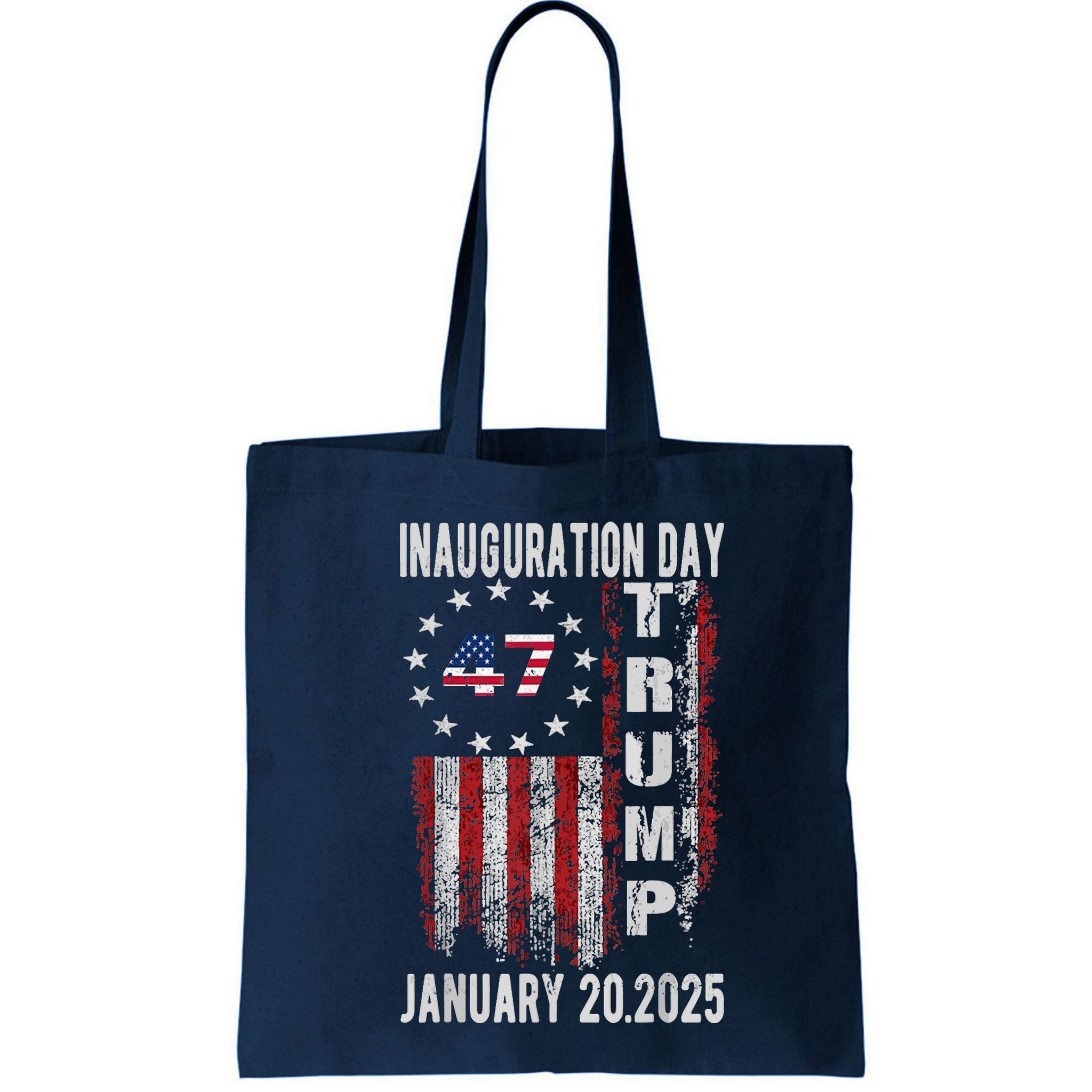President Donald Trump Inauguration Day 2025 Vintage Flag Bag