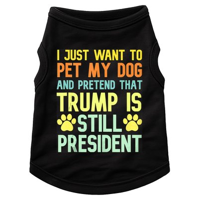 Pro Donald Trump Funny Pet My Dog Republican Conservative Doggie Tank