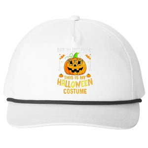 Pumpkin Due To Inflation This Is My Halloween Custome Gift Snapback Five-Panel Rope Hat