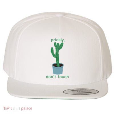 Prickly DonT Touch Wool Snapback Cap